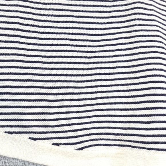 Talbots Sweater Womens Large Petite Ivory Blue Ladies Top LP - Picture 2 of 12